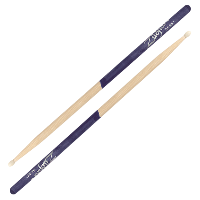 Zildjian Purple 5A Nylon DIP Drum Sticks 