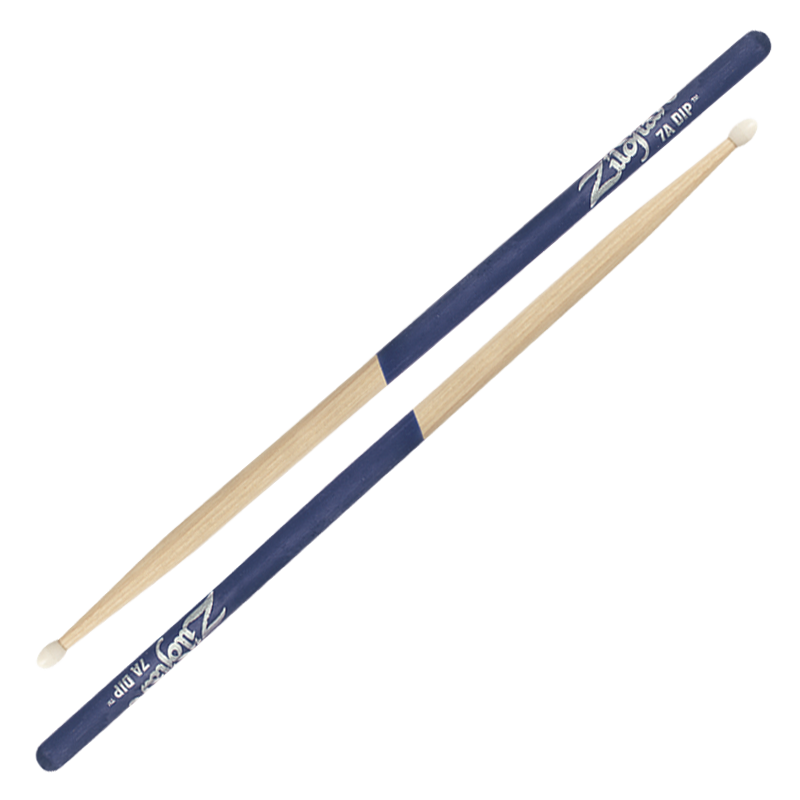 Zildjian Purple 7A Nylon DIP Drum Sticks 