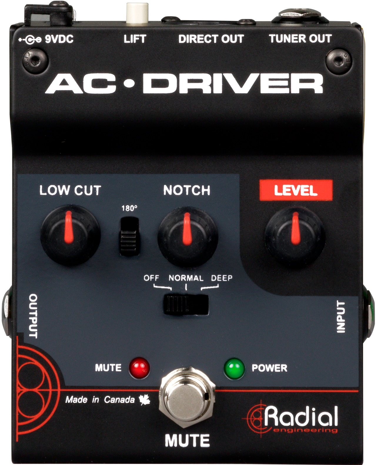 Radial AC-Driver Acoustic Preamp Pedal