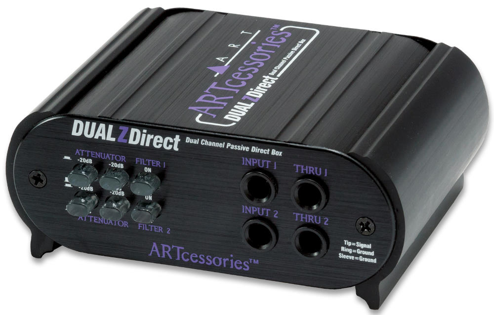 ART DualZDirect 2-Channel Passive DI Box