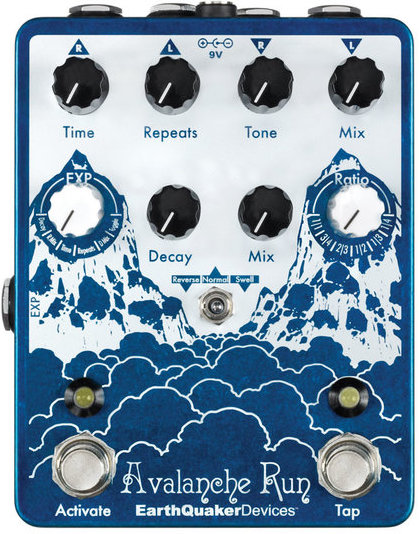EarthQuaker Devices Avalanche Run Digital Delay and Reverb Pedal