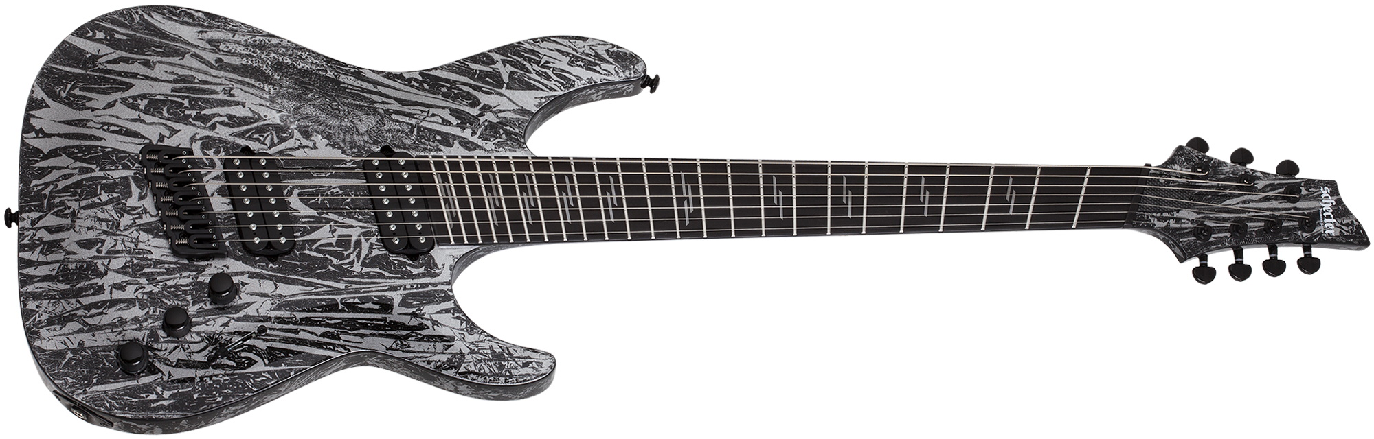 Schecter C-7 MS Silver Mountain 7-String Multiscale Electric Guitar
