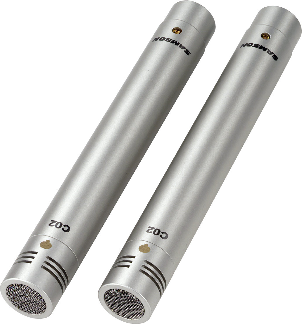 Samson C02 Stereo Pair Small-diaphragm Cardioid Condenser Microphones