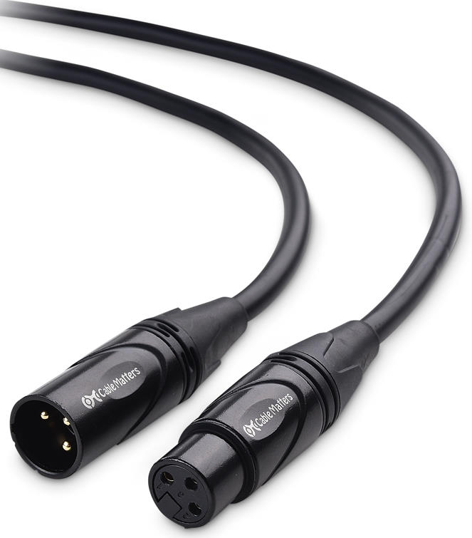Cable Matters Premium XLR to XLR Microphone Cable 25 Feet