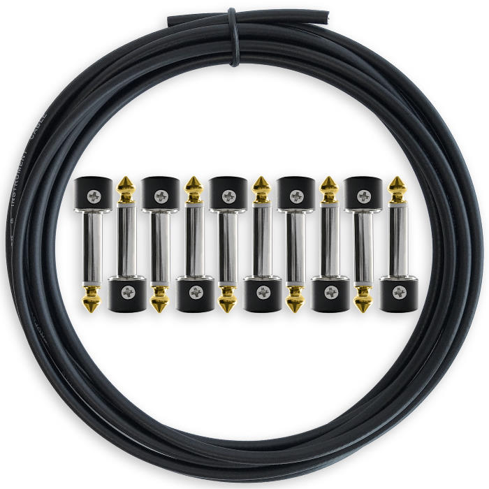 Crosby Audio PCK10 Solderless Pedalboard Cable Kit