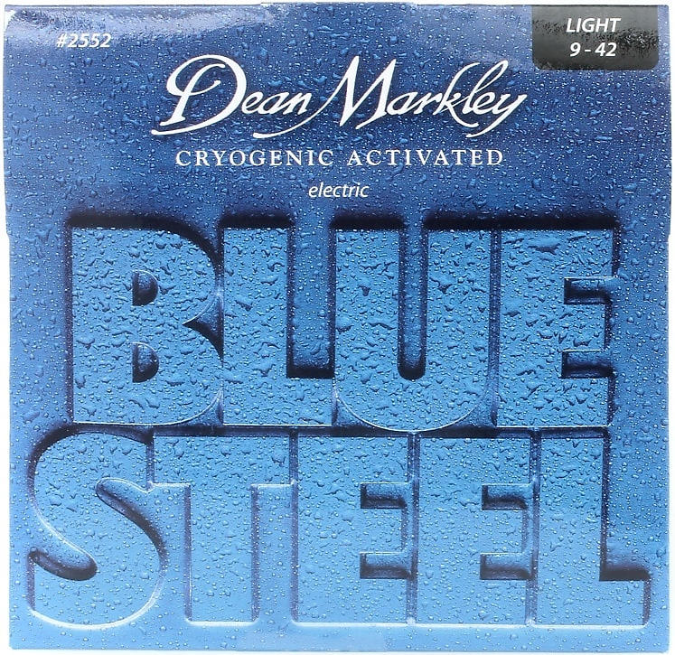 Dean Markley 2552 Blue Steel Electric Guitar Strings (Super Light Gauge)