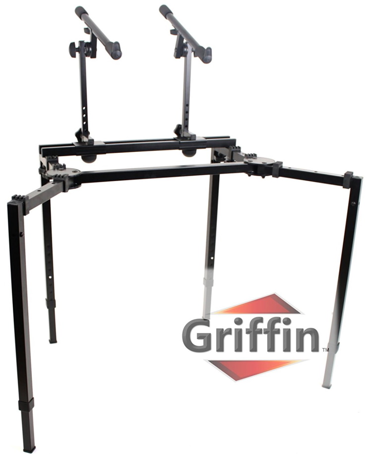 Griffin 2 Tier Keyboard and Laptop Table Stand