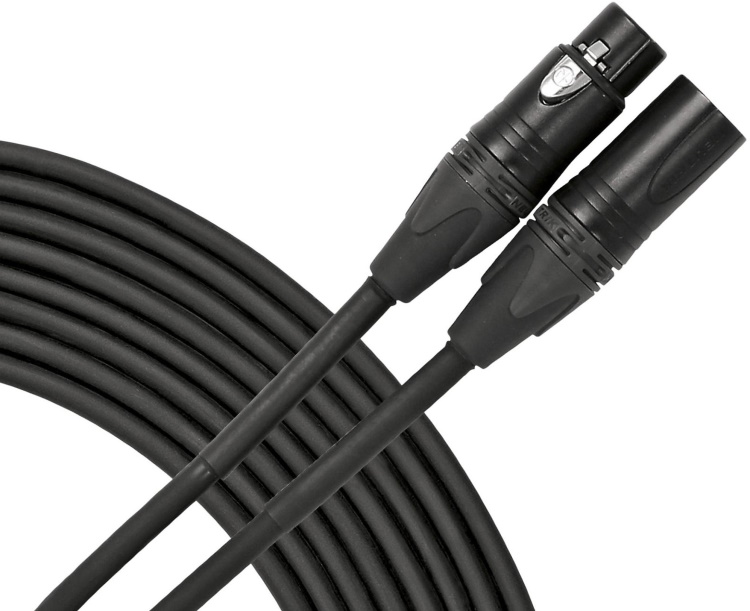 Livewire EM25 Elite Quad XLR Microphone Cable 25 ft.