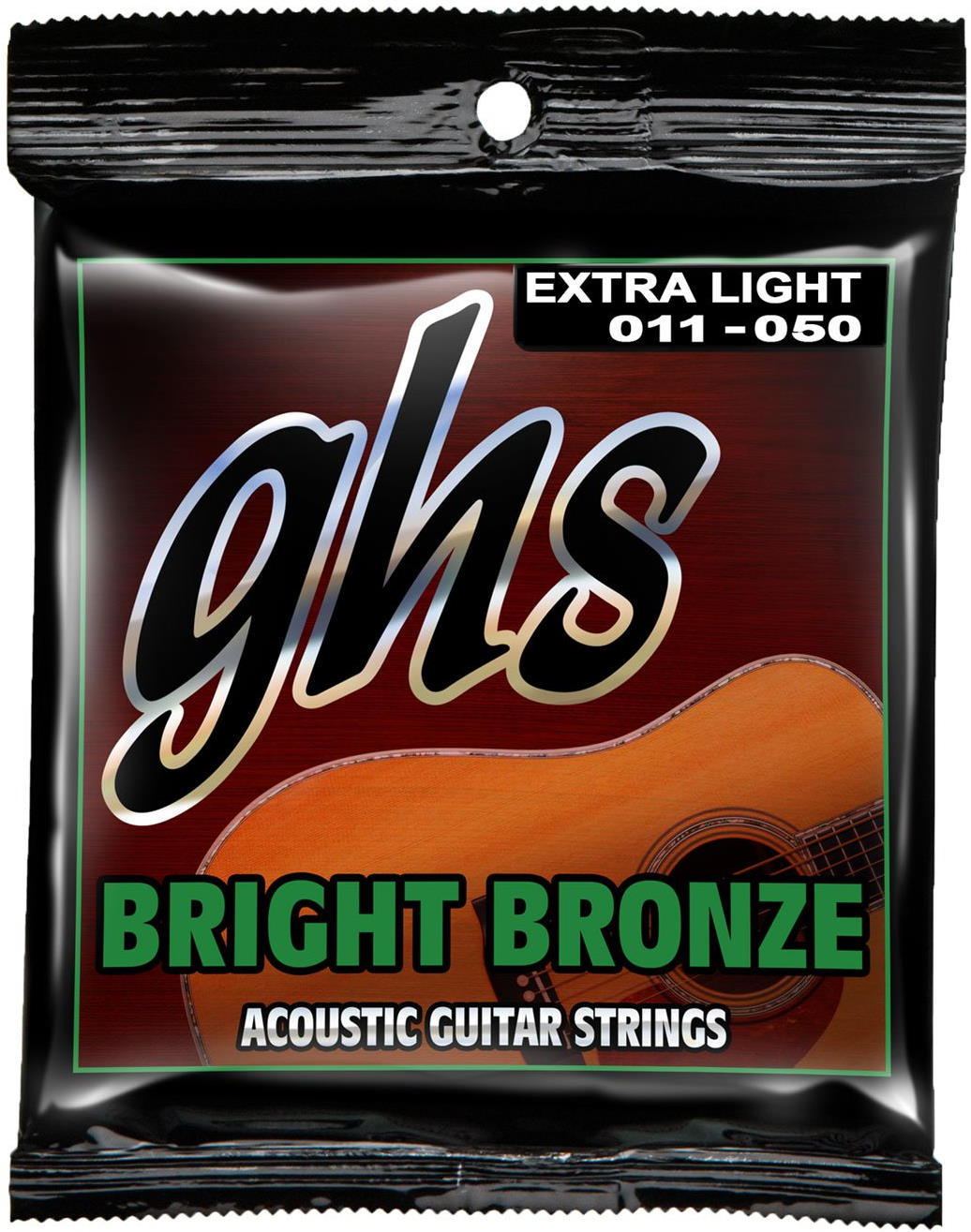 GHS BB20X Bright Bronze 80/20 Bronze Acoustic Guitar Strings