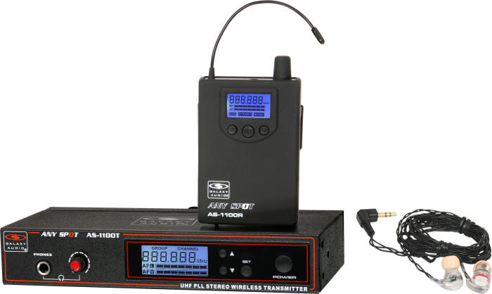 Galaxy Audio AS-1100 Wireless In-Ear Monitor System