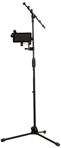 Hola! Music HM-MTH Mic Stand with Tablet/Smartphone Holder Mount