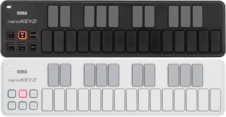 Korg nanoKEY2 25-key USB MIDI Controller Keyboard