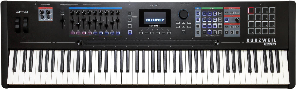 Kurzweil K2700 88-Key Synthesizer Workstation Keyboard