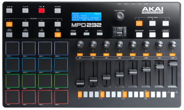 Akai Professional MPD232 MIDI Pad Controller