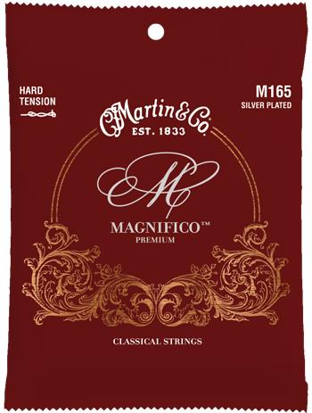 Martin M165 Silver Plated Nylon Classical Guitar Strings - High Tension