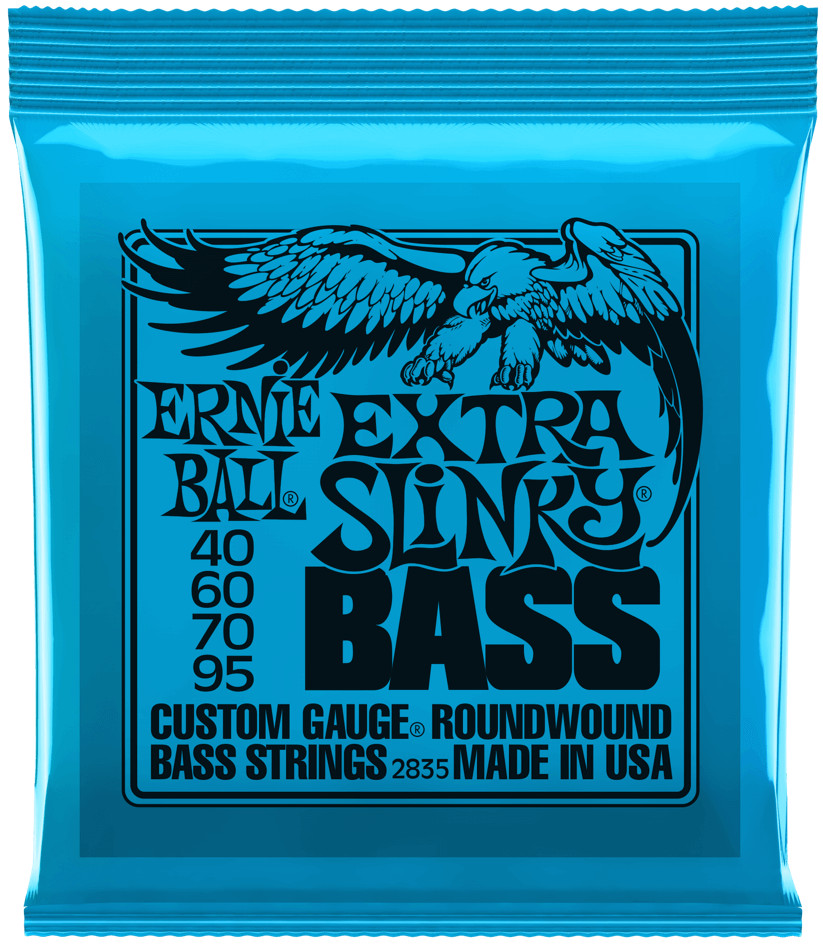 Ernie Ball 2835 Extra Slinky Round Wound Bass Guitar Strings