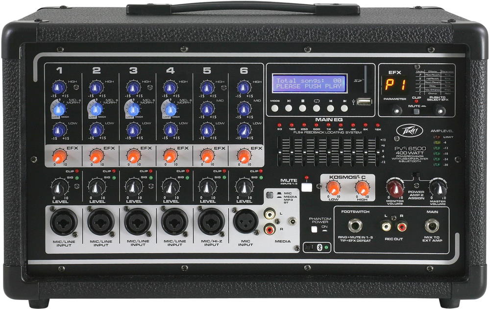 Peavey PVi 6500 6-Channel 400W Powered Mixer