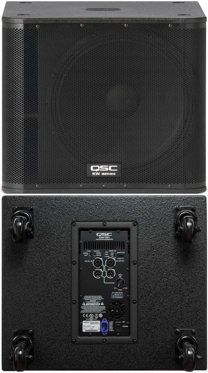 QSC KW181 1000W 18" Powered Sub Woofer