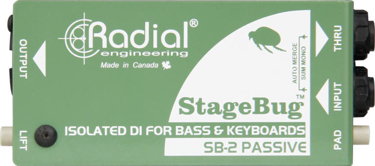 Radial StageBug SB-2 1-Channel Passive DI Box