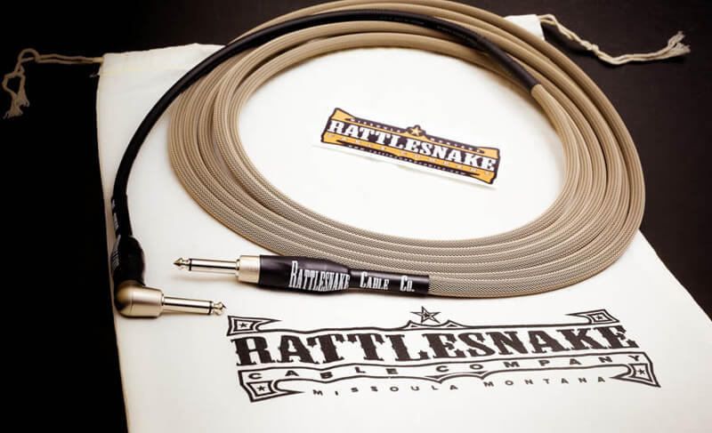Rattlesnake Snake Head Guitar Instrument Cable