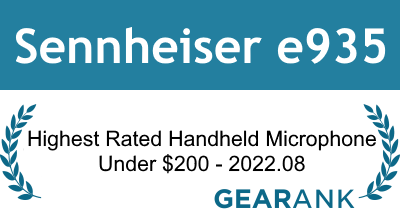 Sennheiser e935: Highest Rated Handheld Mic Under $200 - 2022.08