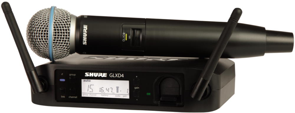 Shure GLXD24/B58A Digital Wireless Handheld Microphone System