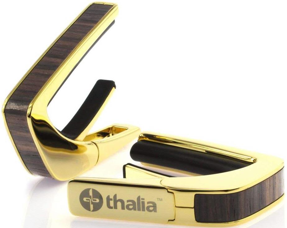 Thalia G200-IR Capo - 24k Gold Plated Finish with Indian Rosewood Inlay