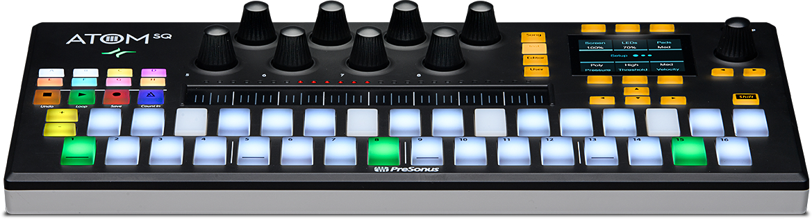 PreSonus ATOM SQ Hybrid MIDI Keyboard / Pad Performance and Production Controller