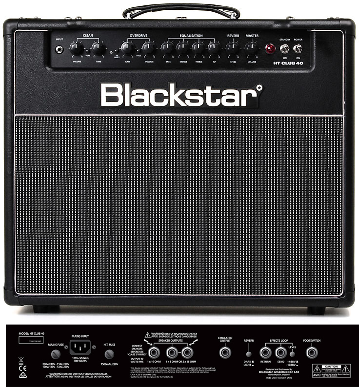 Blackstar HT Club 40 Tube Guitar Combo Amp 40W 1x12