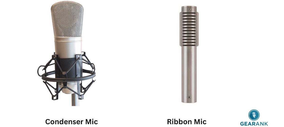 Condenser Microphones vs Ribbon Microphones