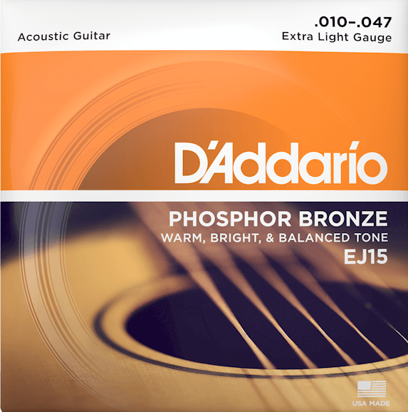 D'Addario EJ15 Phosphor Bronze Acoustic Guitar