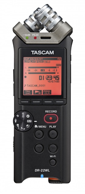 TASCAM DR-22WL Portable Handheld Recorder with Wi-Fi 