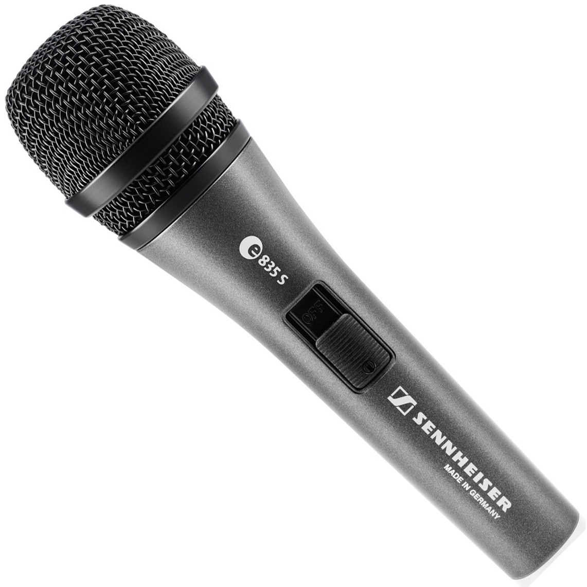 Sennheiser e835-S Dynamic Cardioid Handheld Vocal Microphone