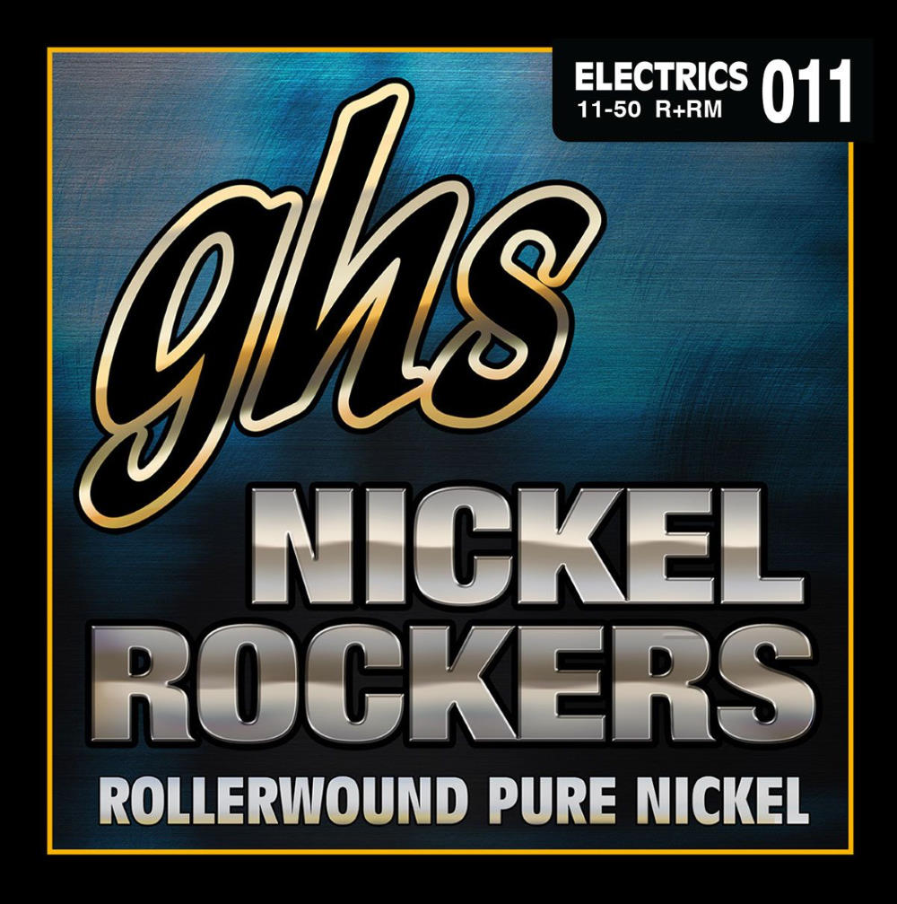 GHS R+RM Nickel Rockers Pure Nickel Electric Guitar Strings (Medium Gauge)