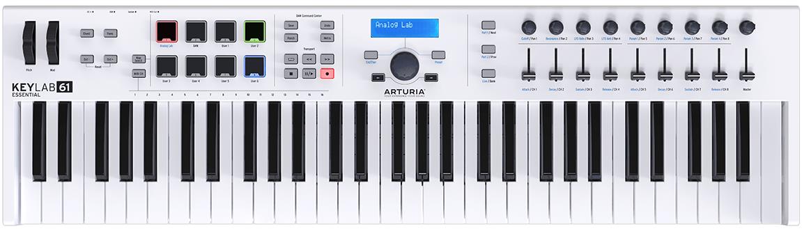Arturia KeyLab Essential 61 MIDI Keyboard Controller
