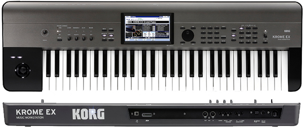 Korg Krome EX 61 Synthesizer Workstation Keyboard 61-Key