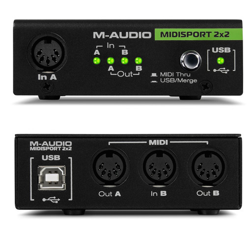 M-Audio MIDISPORT 2x2 Anniversary Edition USB Bus-Powered MIDI Interface