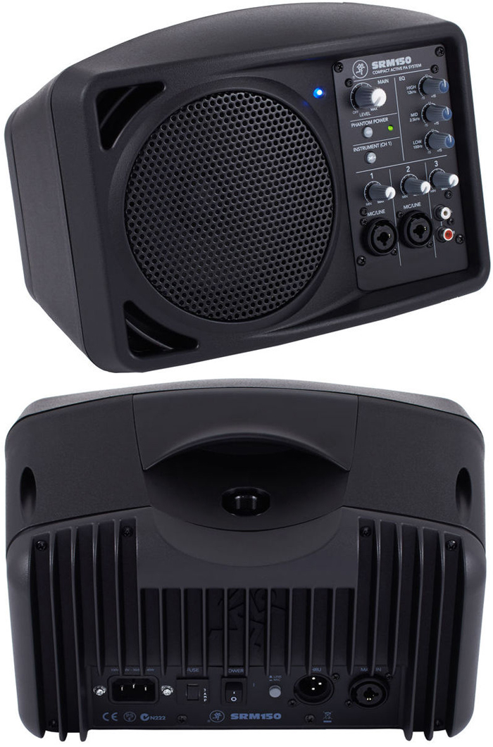 Mackie SRM150 Active PA Monitor Speaker Cabinet