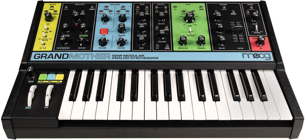 Moog Grandmother Semi-Modular Analog Synthesizer Keyboard