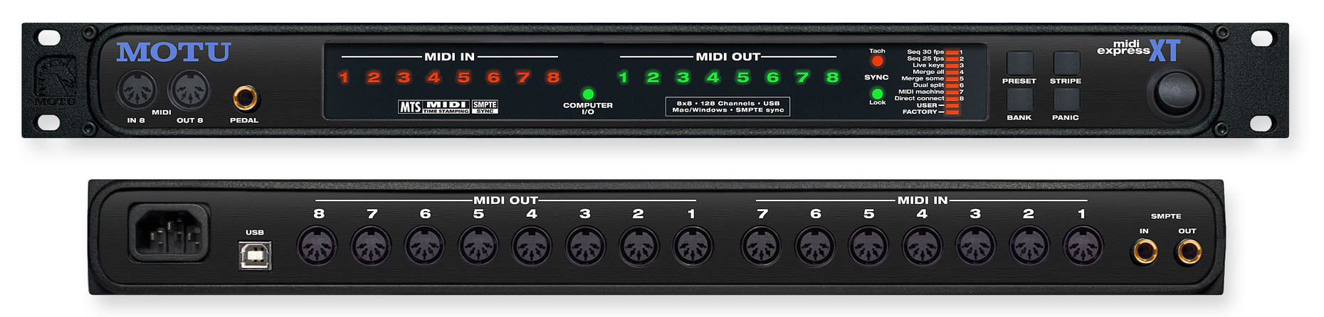MOTU MIDI Express XT 8x8 USB MIDI interface