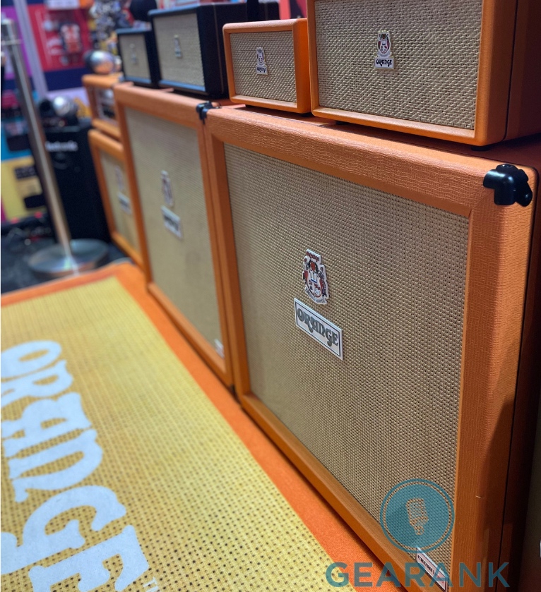 Orange Booth at Melbourne Guitar Show