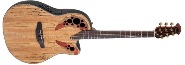 Ovation Celebrity Elite Plus CE44P-SM Mid-Depth Acoustic-Electric Guitar