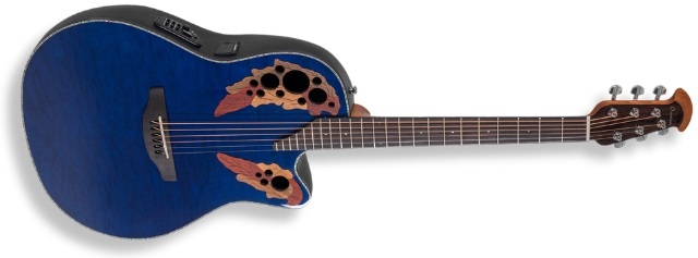 Ovation Celebrity Elite Plus CE44P-8TQ Mid-Depth Acoustic-Electric Guitar