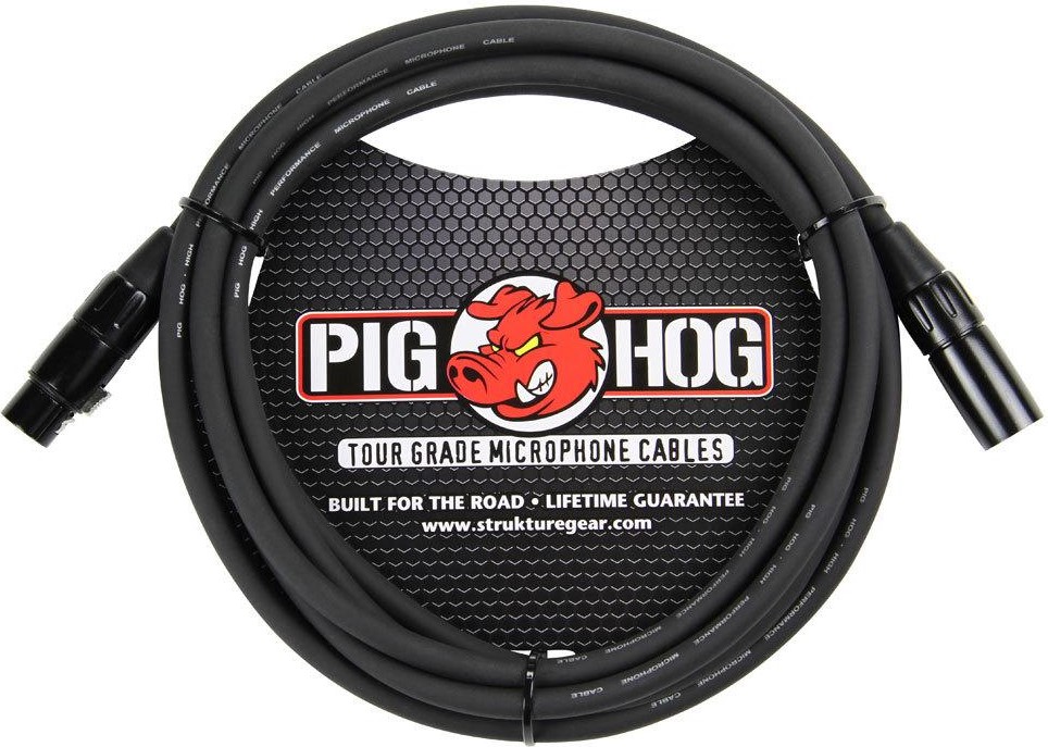 Pig Hog PHM10 Microphone XLR Cable 20ft 