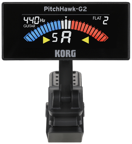 Korg AW3G2WH PitchHawk G2 Clip-On Tuner