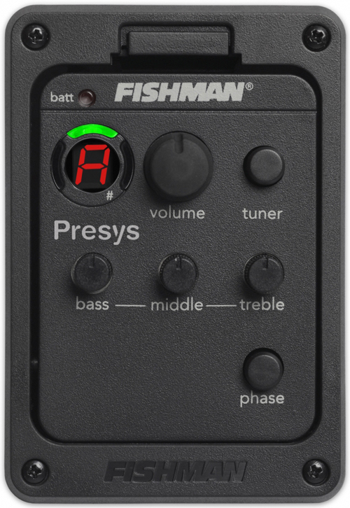 Fishman Presys Onboard Preamp Active Acoustic Guitar Pickup System