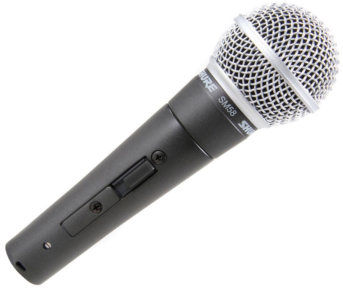 Shure SM58S Handheld Vocal Dynamic Microphone with On/Off Switch