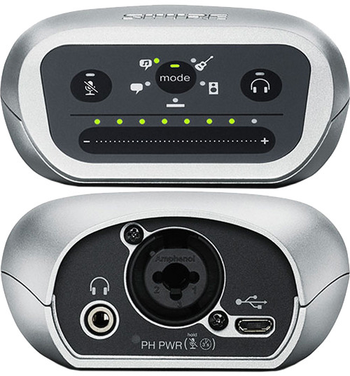 Shure MOTIV Audio Interface Silver MVI-DIG 