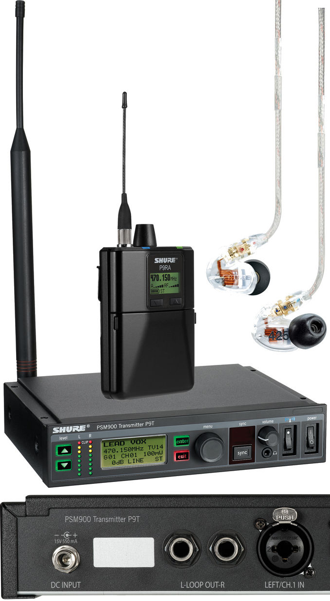 Shure PSM 200 P2TR215CL-H2 Wireless In-Ear Monitor System