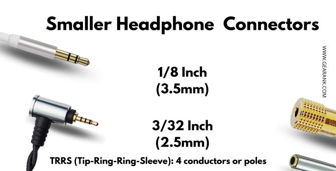 Smaller Headphone Connector Sizes